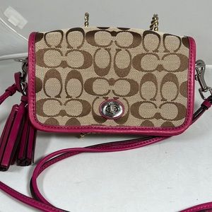 Coach Legacy Signature Penny Shoulder Bag Crossbody Purse G1276-21153